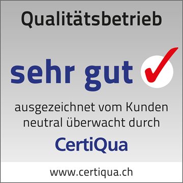 CertiQua Qualitätsbetrieb – sehr gut